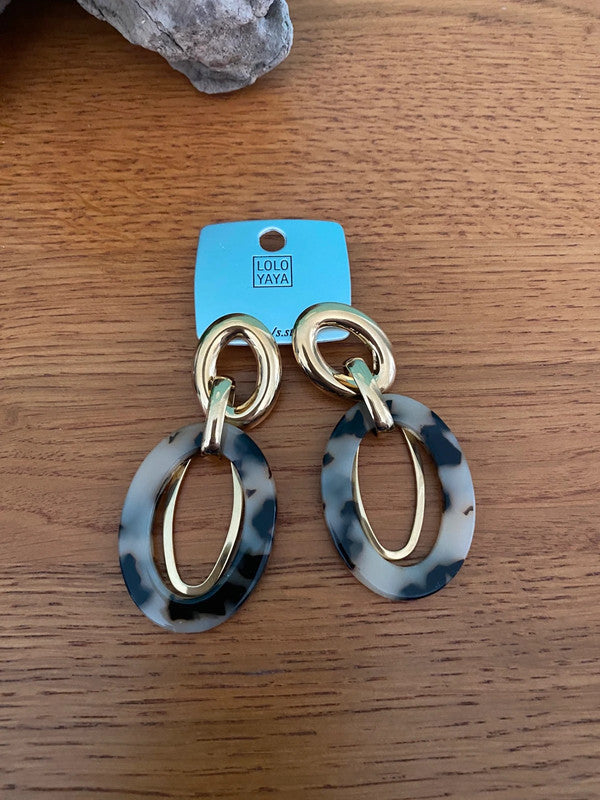 Boucles d’oreilles léopard