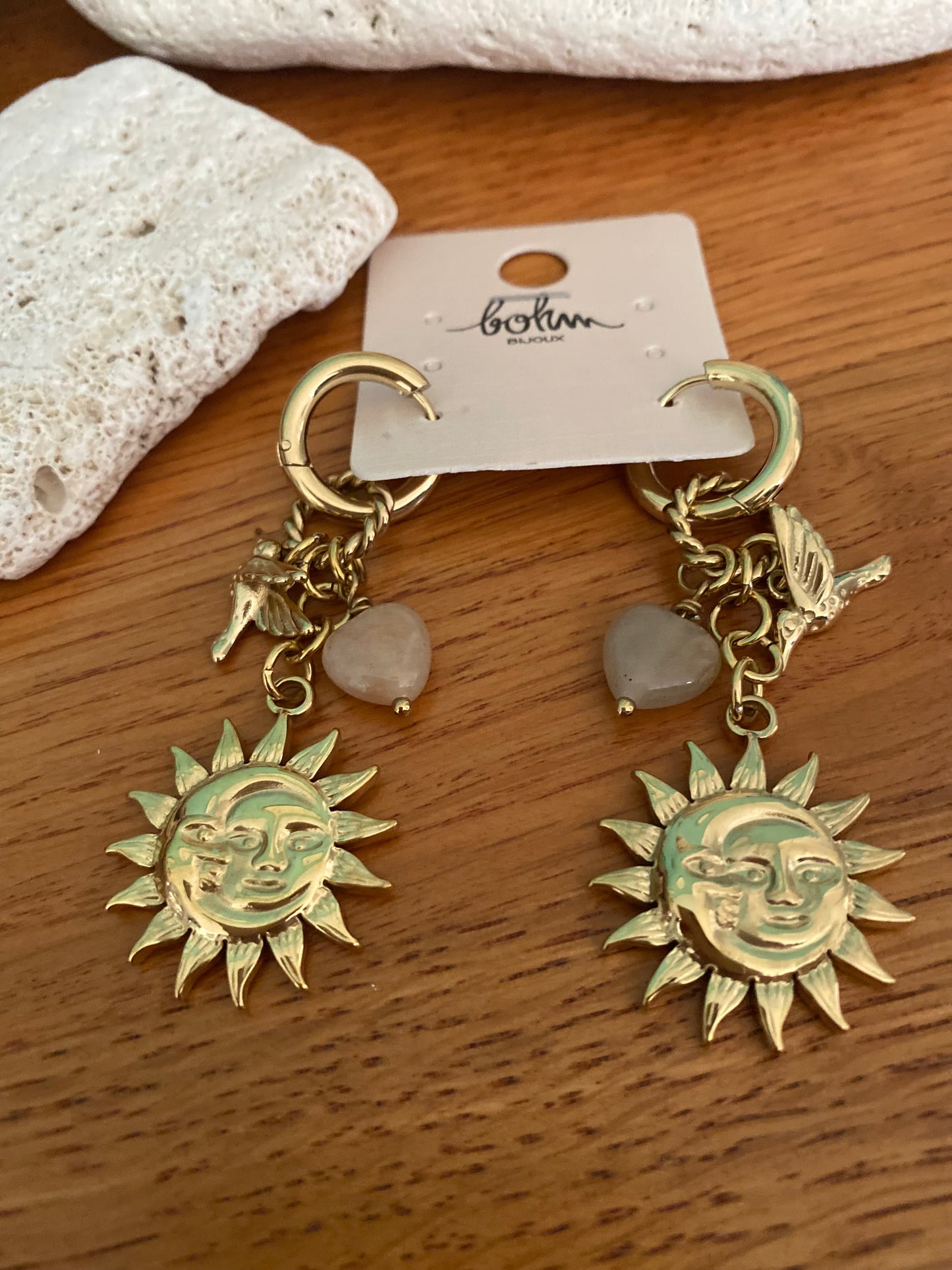 Boucle d'oreille Créoles ECLIPSE