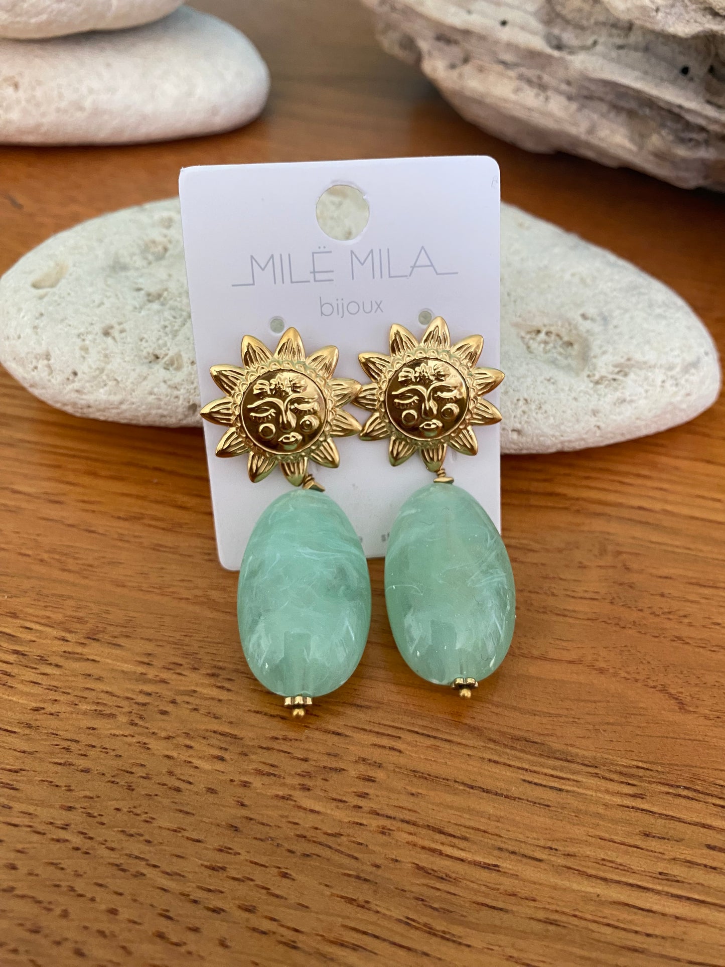 Boucles d’oreilles Camélia