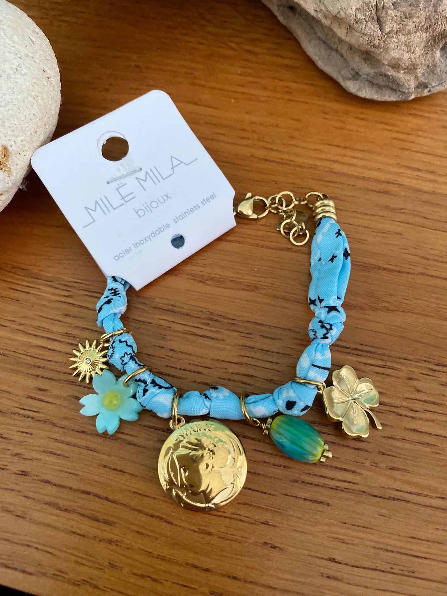 Bracelet Bandana et Pampilles