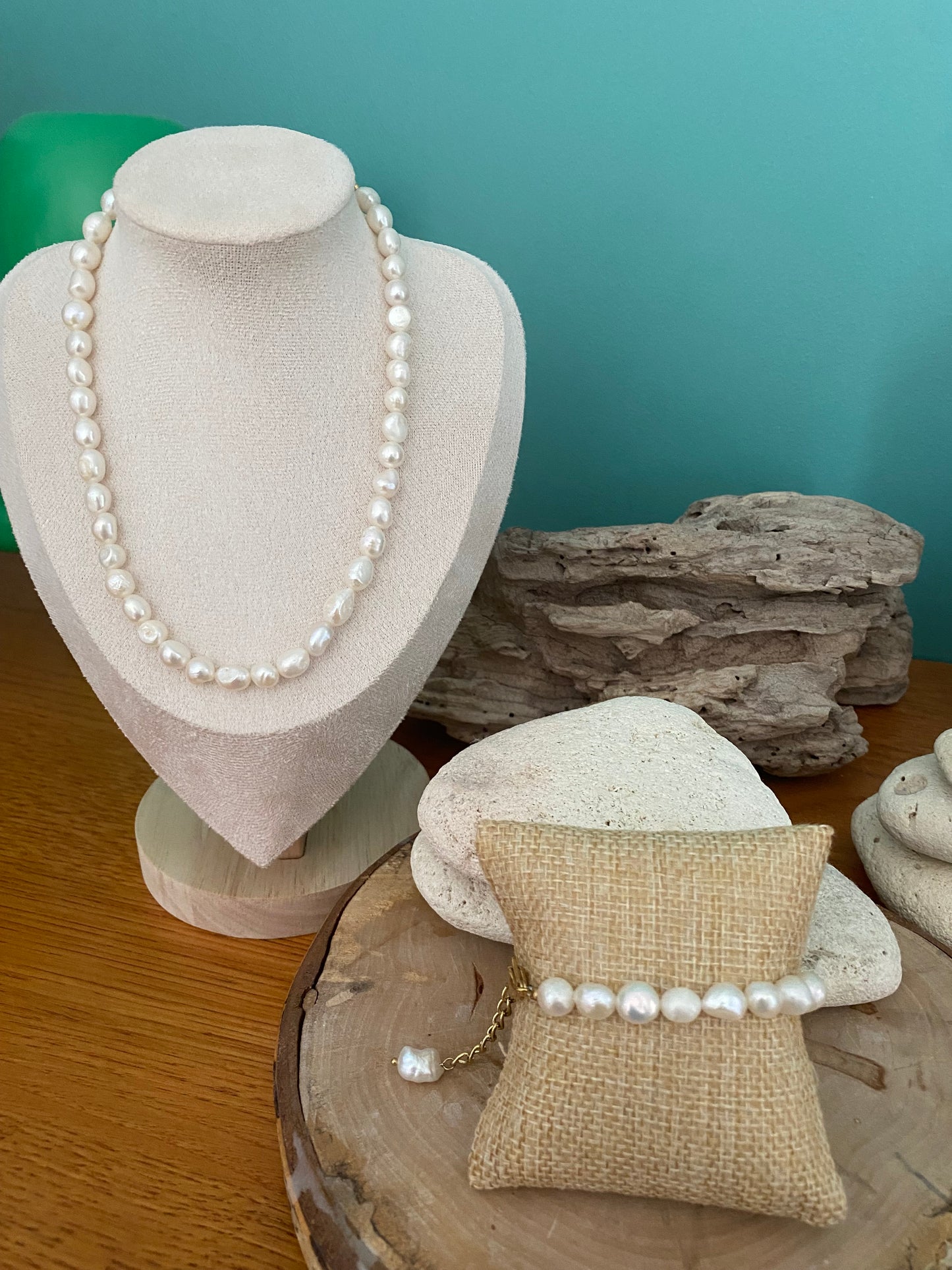 Bracelet perles d'eau douce