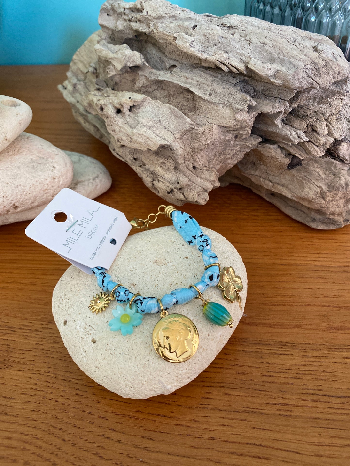 Bracelet Bandana et Pampilles