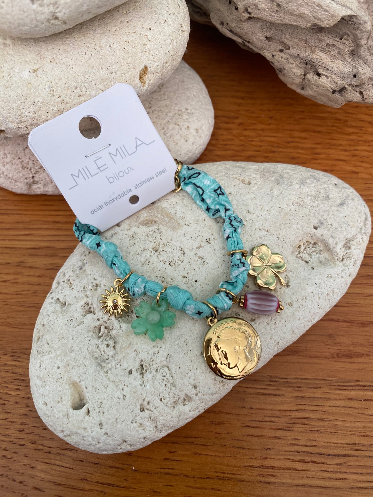 Bracelet Bandana et Pampilles