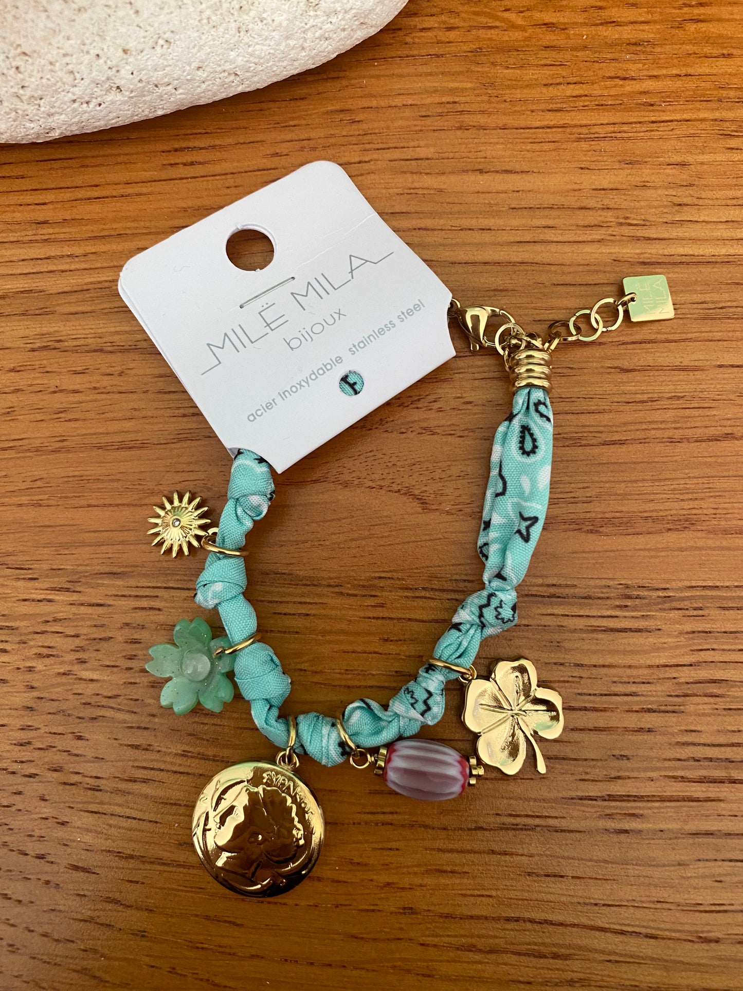 Bracelet Bandana et Pampilles