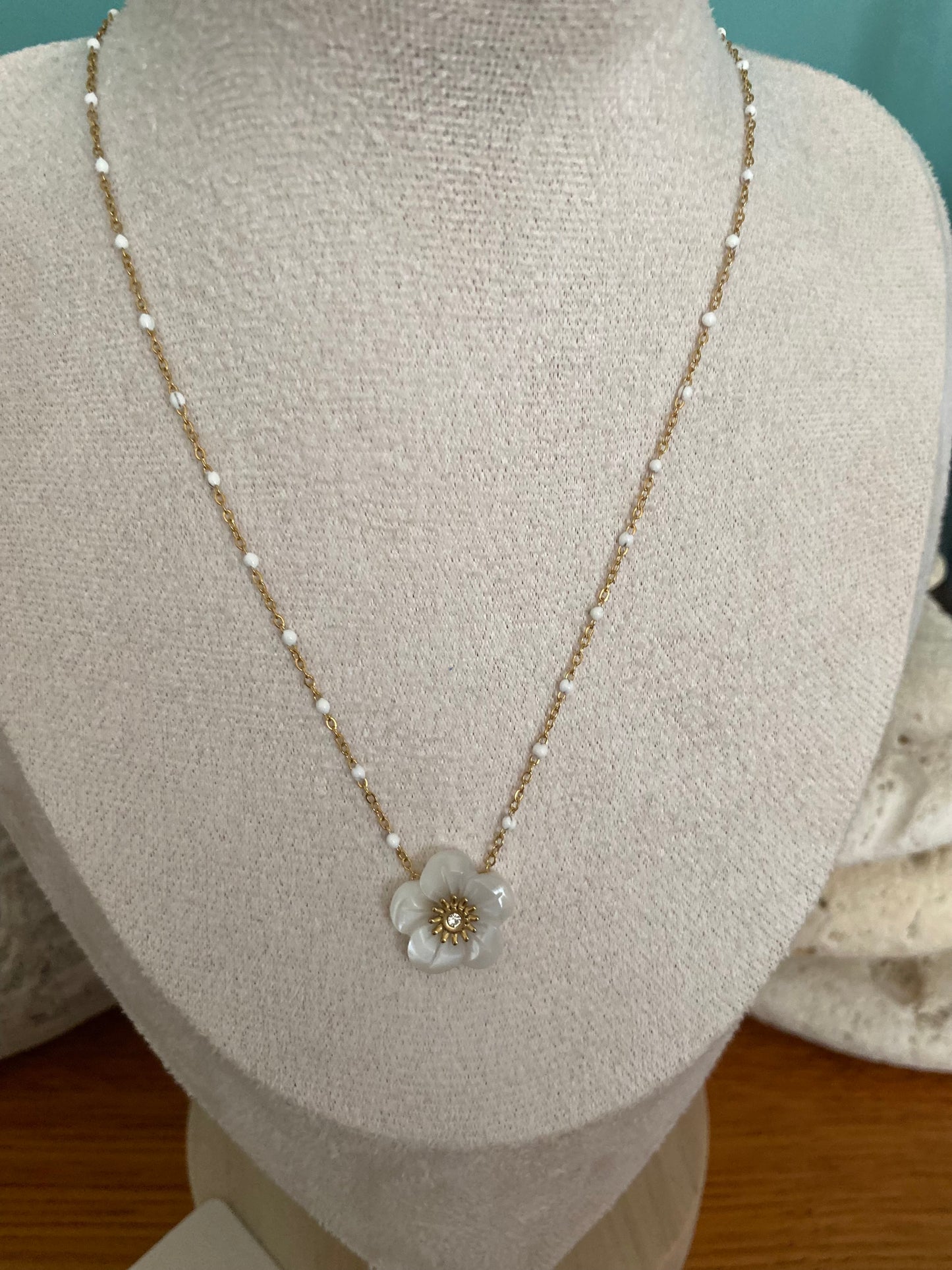 Collier et bracelet FLORA