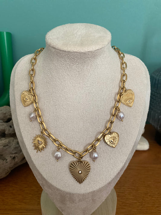 Collier BRELOQUES COEURS