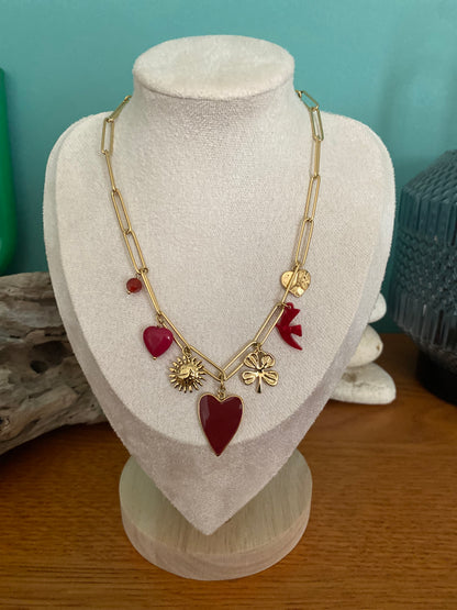 Collier coeur AMOUR
