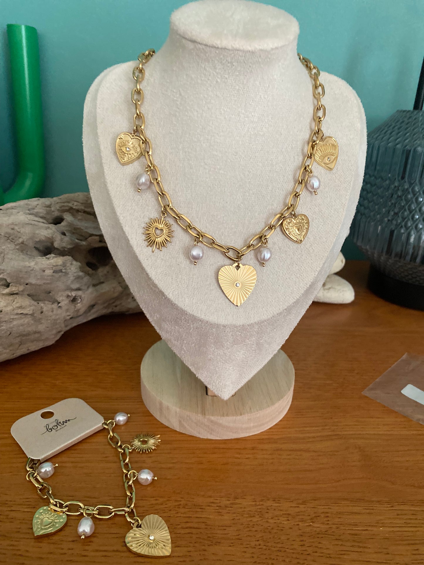 Collier BRELOQUES COEURS