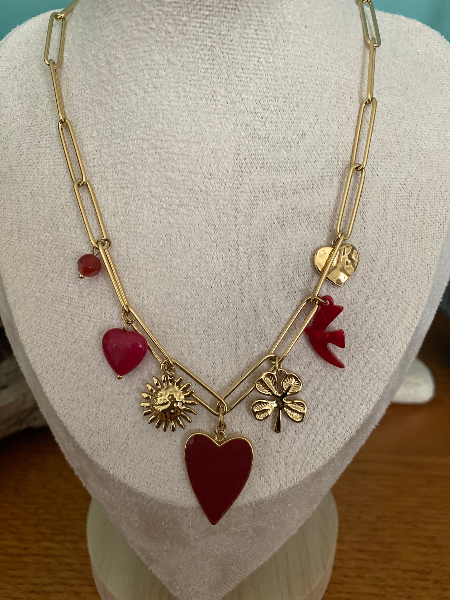 Collier coeur AMOUR