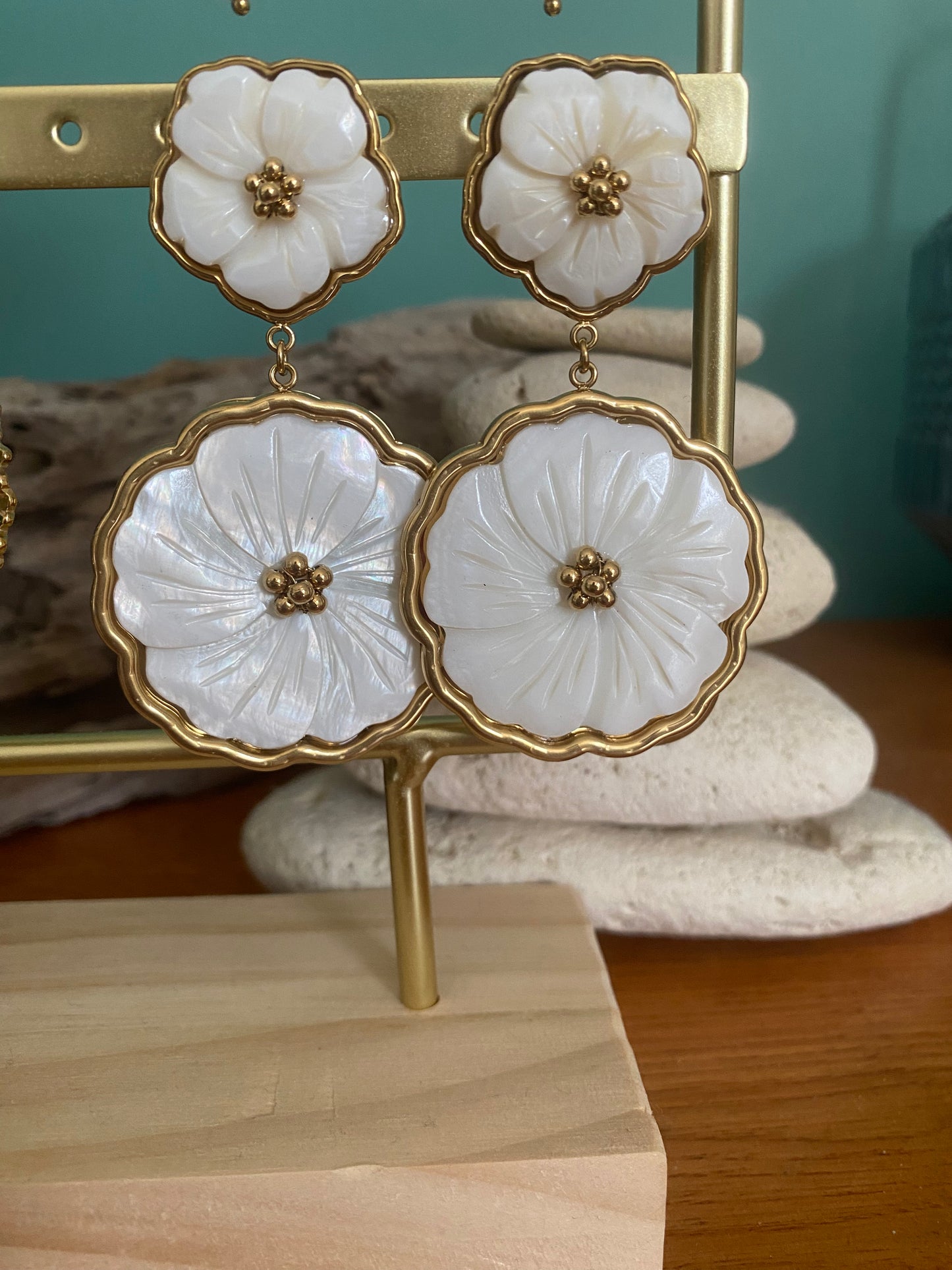 Boucles pendantes Eulalie xl